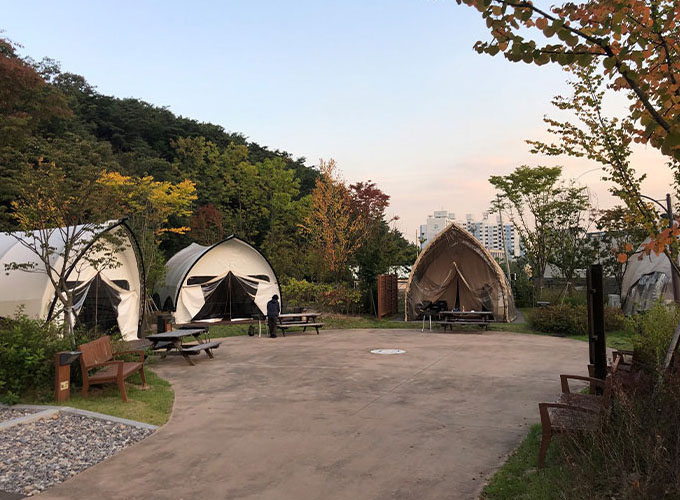 우이동캠핑장 글램핑장