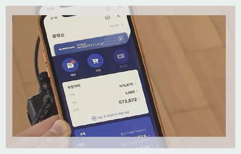 대항항공 마일리지