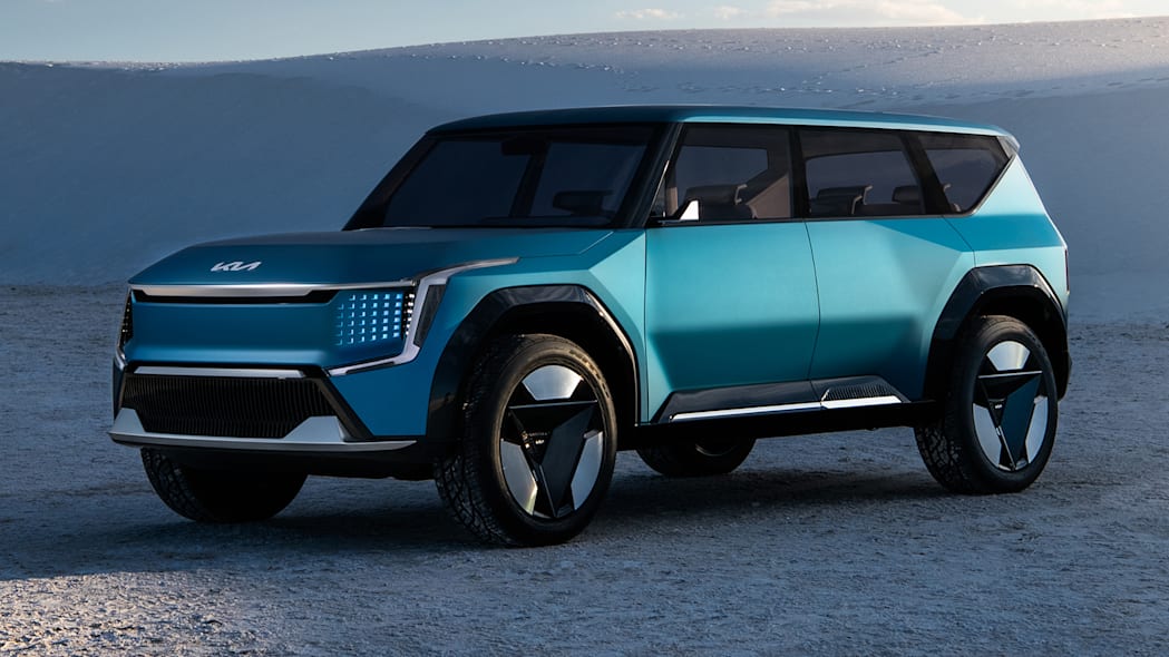 대형 전기 SUV 'EV9' 티저 공개