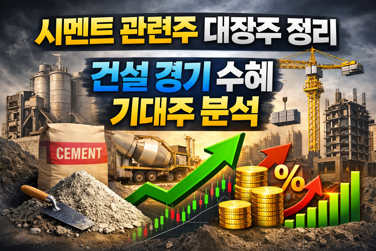 시멘트 관련주 대장주