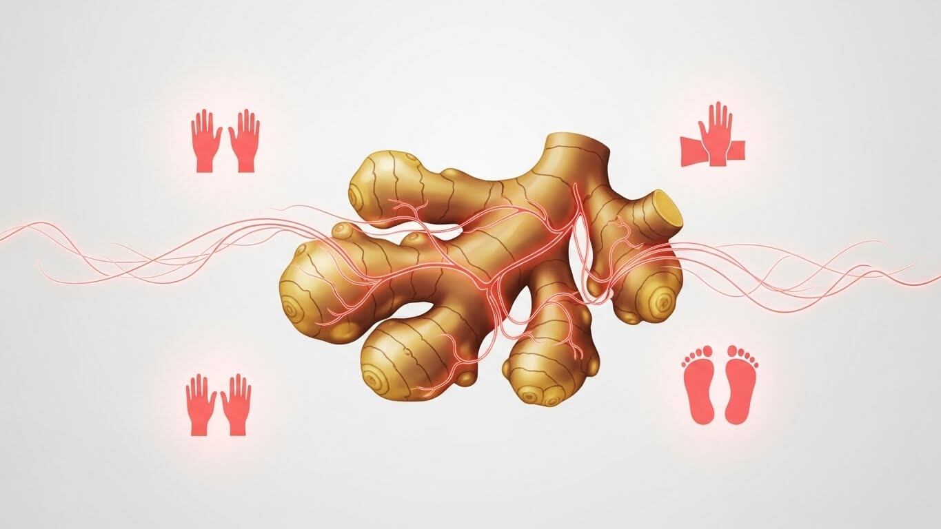 혈액순환을 촉진하는 생강의 역할