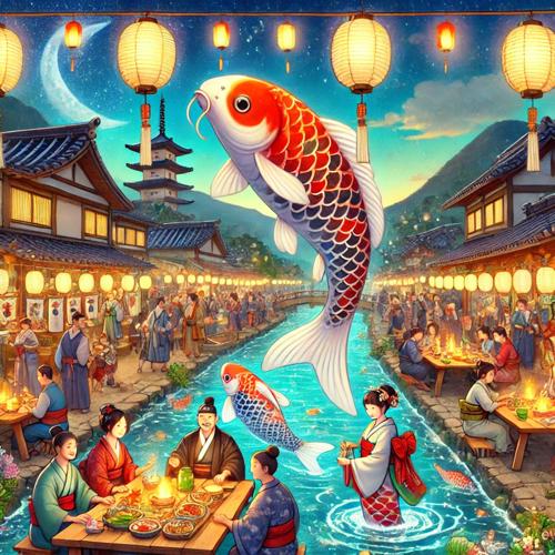 비단잉어 축제와 감사의 마음