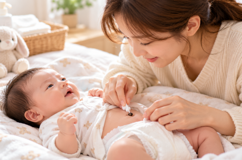 초보맘 당황 금지, 신생아 배꼽소독과 탯줄 관리 방법