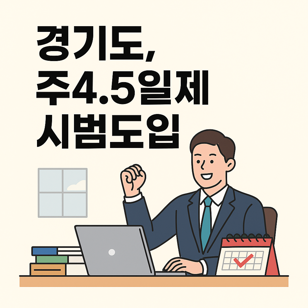 경기도 주4.5일제 시범도입 현실성은?