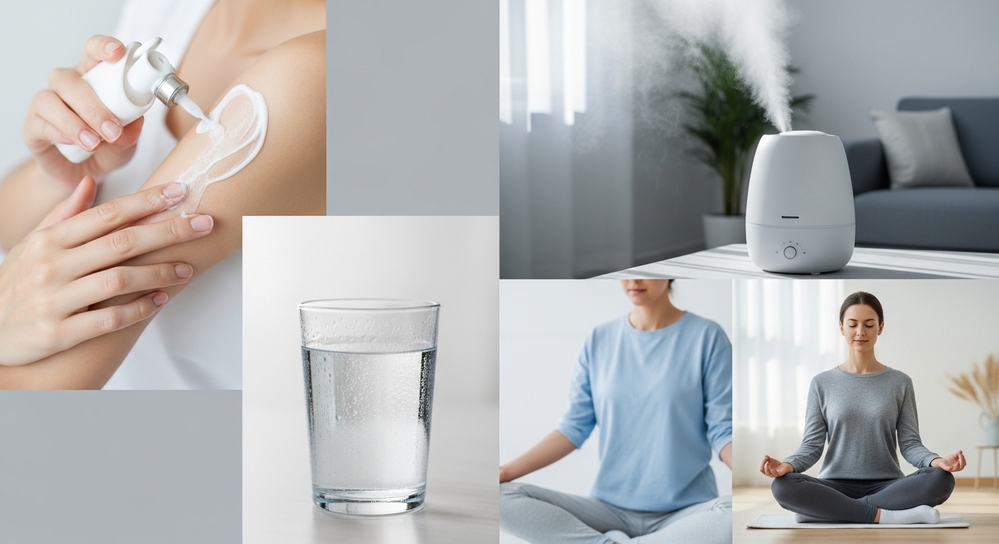 가려움증 관리 및 예방 방법