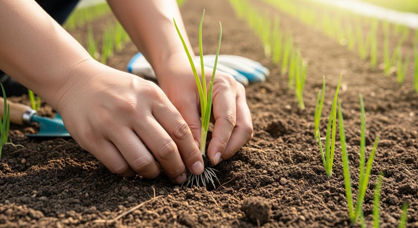 추석 쪽파 심기