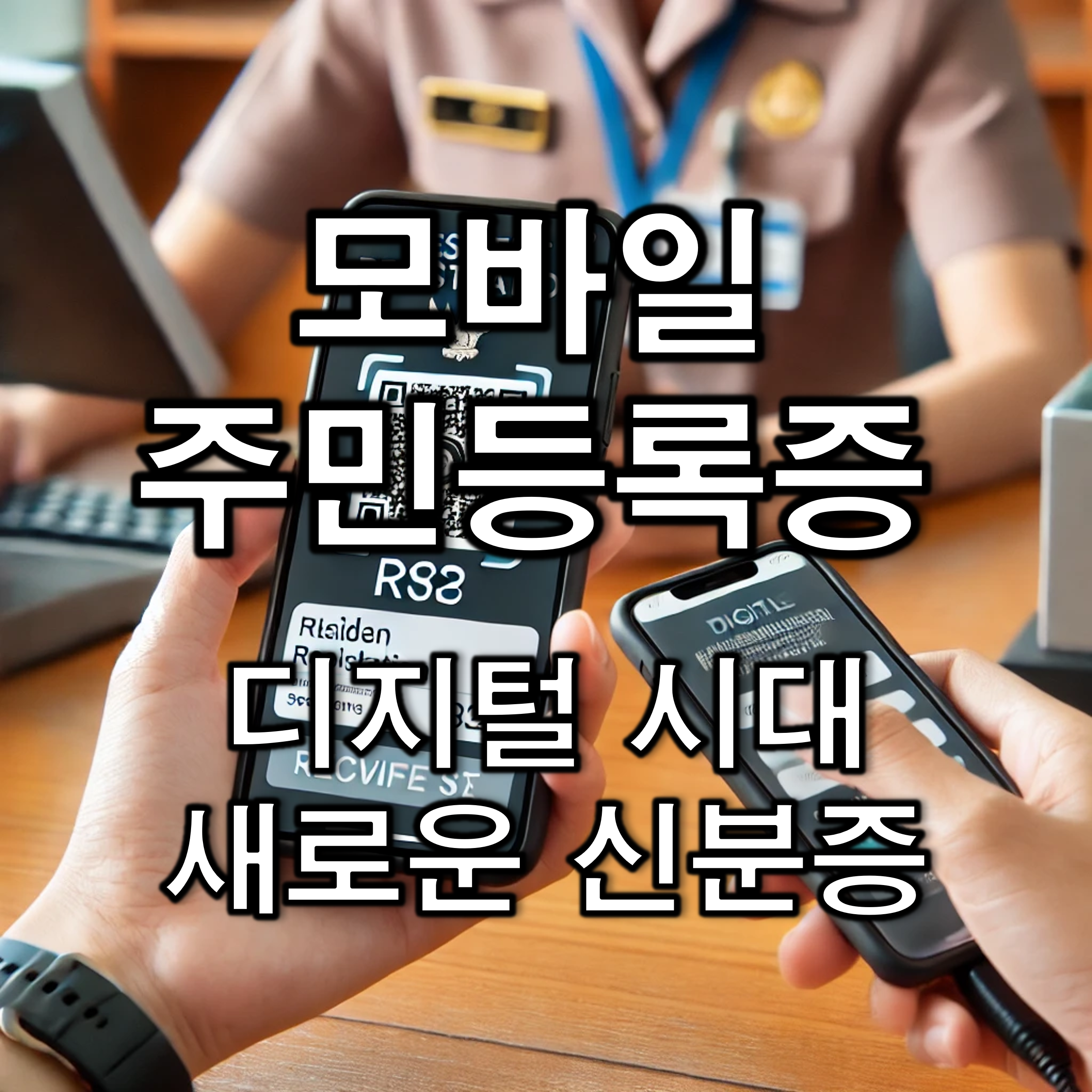모바일 주민등록증: 디지털 시대의 새로운 신분증