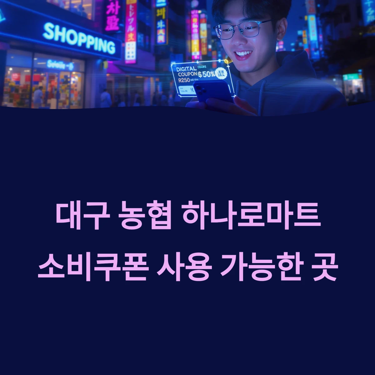 대구 하나로마트 민생회복지원금 소비쿠폰 사용 가능한 매장 리스트