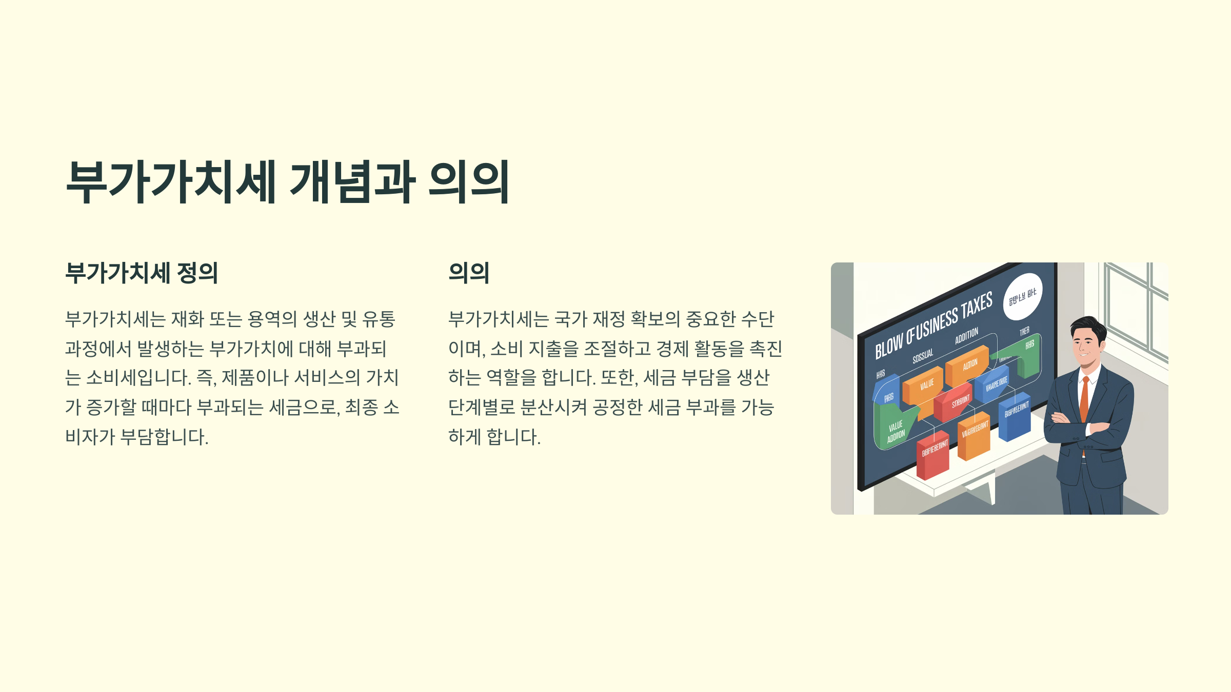 부가가치세의 개념과 의의