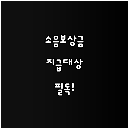 군용비행장 소음 피해 보상금 대상 지..