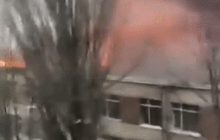 키이우 외곽 헬기 추락사고 당시