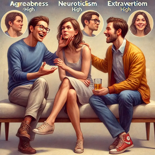 빅파이브,성격 변화,심리적 건강,연애,대인관계