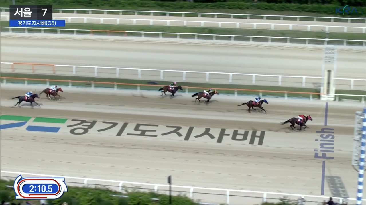 결승선 통과 직전 보령라이트퀸