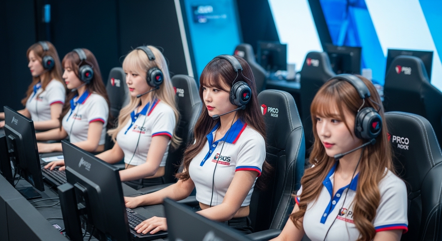 프로게이머 여성들