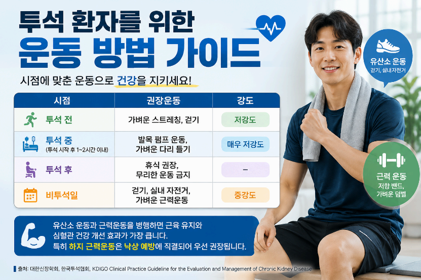 투석환자를 위한 운동방법 가이드