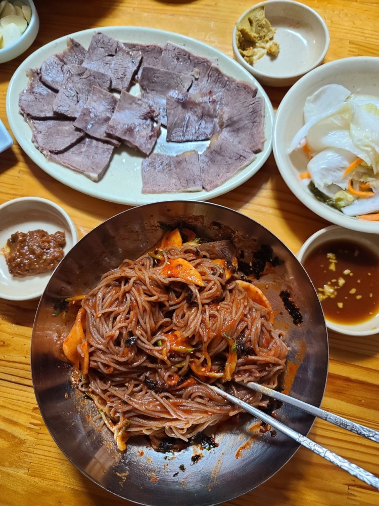 수육 물막국수 비빔 막국수 경기 연천 맛집