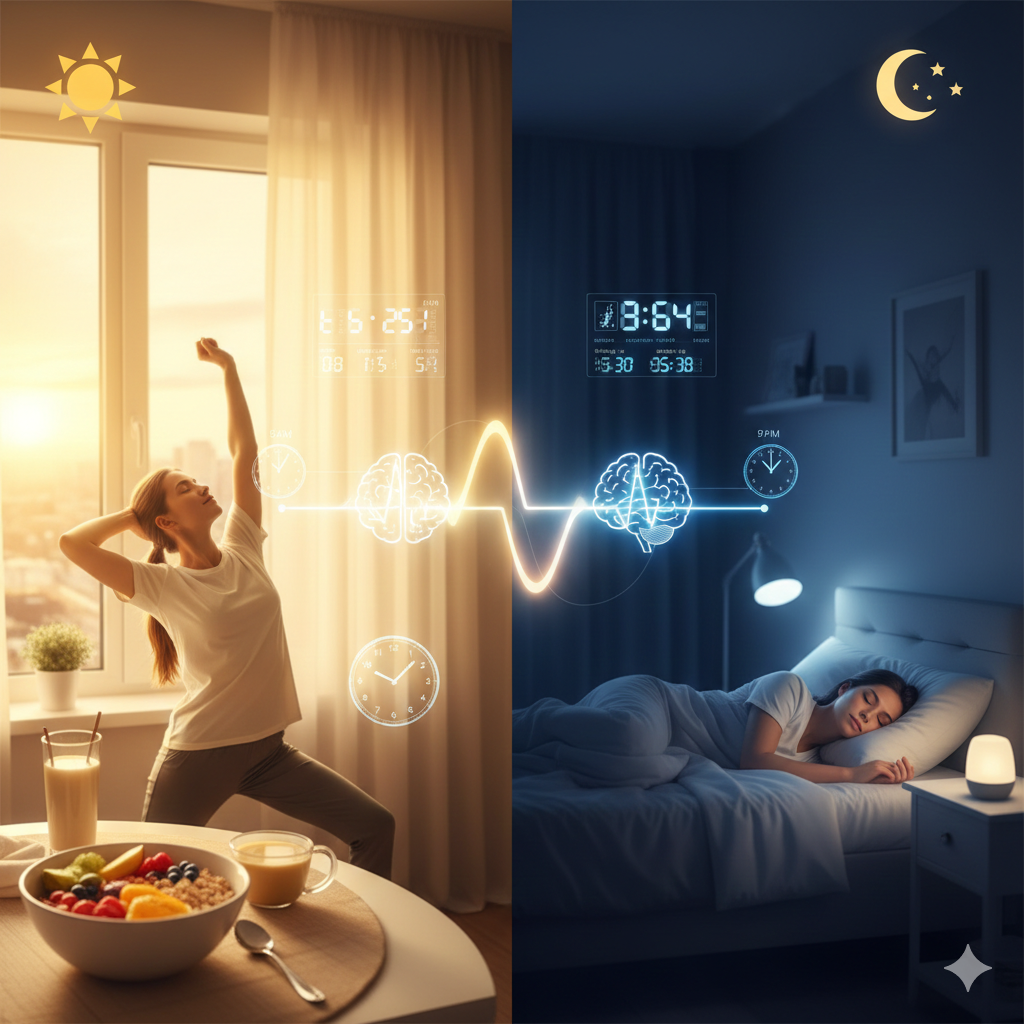 서캐디언 리듬을 통한 건강한 생활 패턴