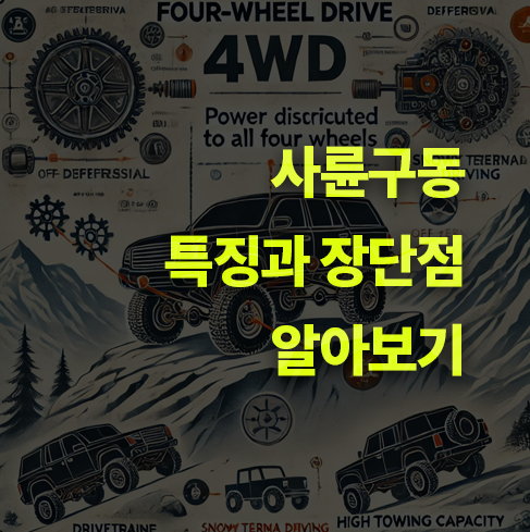 사륜구동 자동차 특징은? 장단점 알아보기