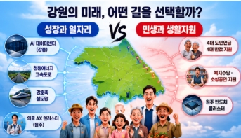 2026 강원도지사 후보 공약 비교 우상호 김진태 핵심정리