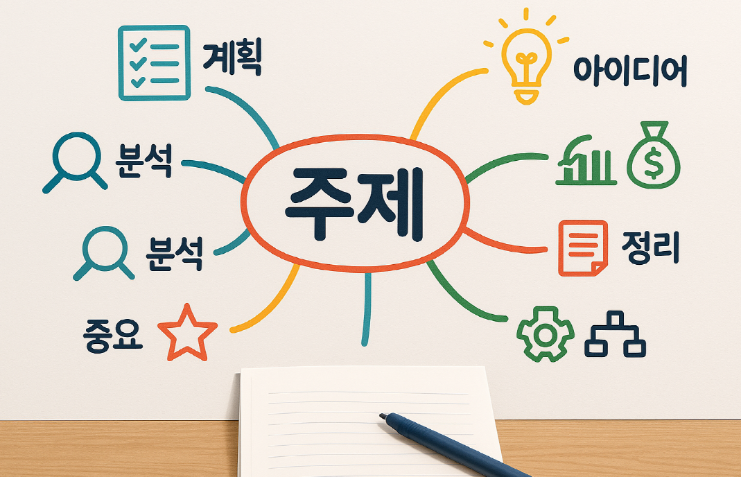 간단한 마인드맵 예시