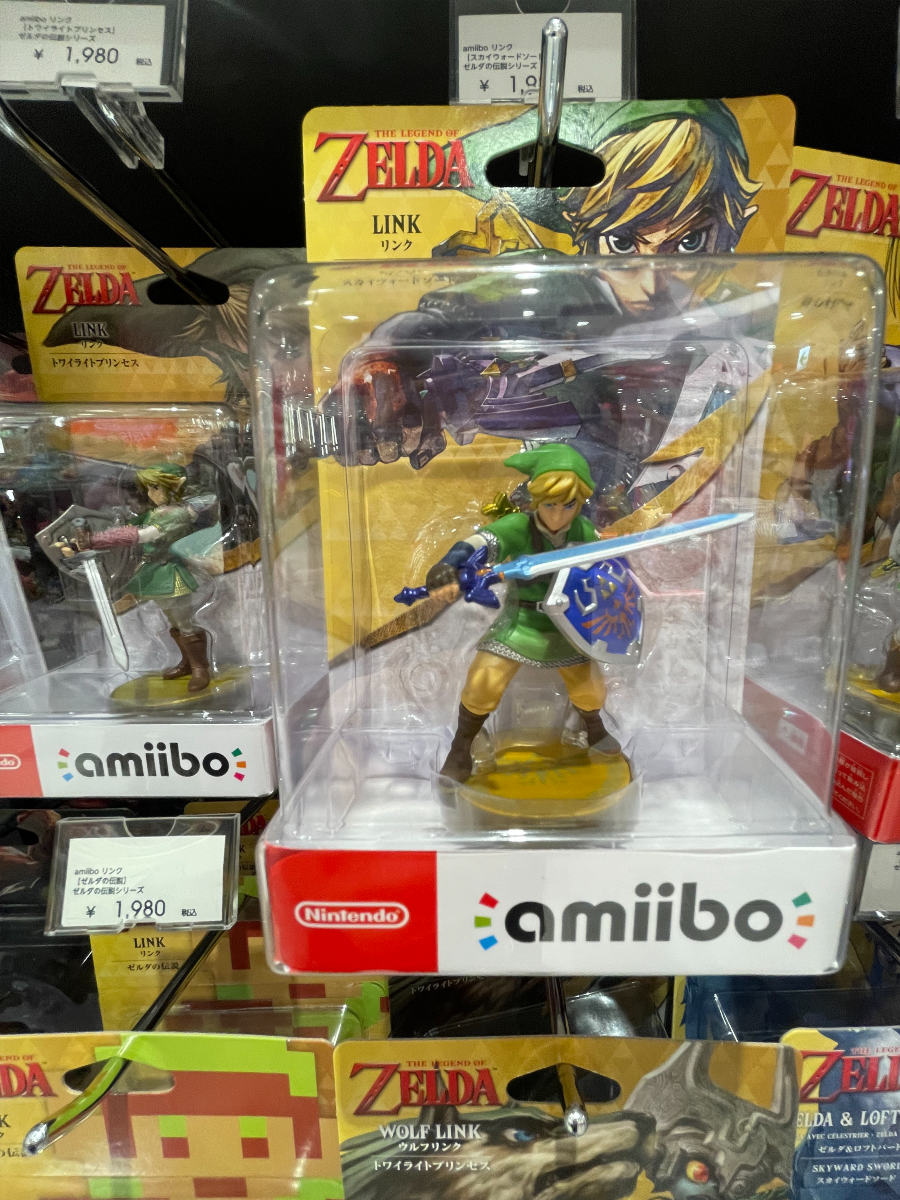 닌텐도 교토점 젤다의 전설 피규어