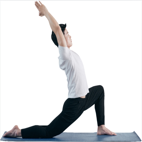 요가자세 하는모습