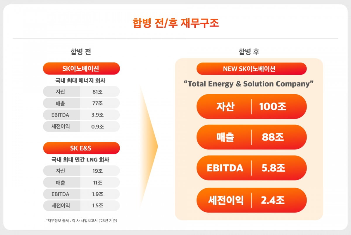 합병전후 재무구조
