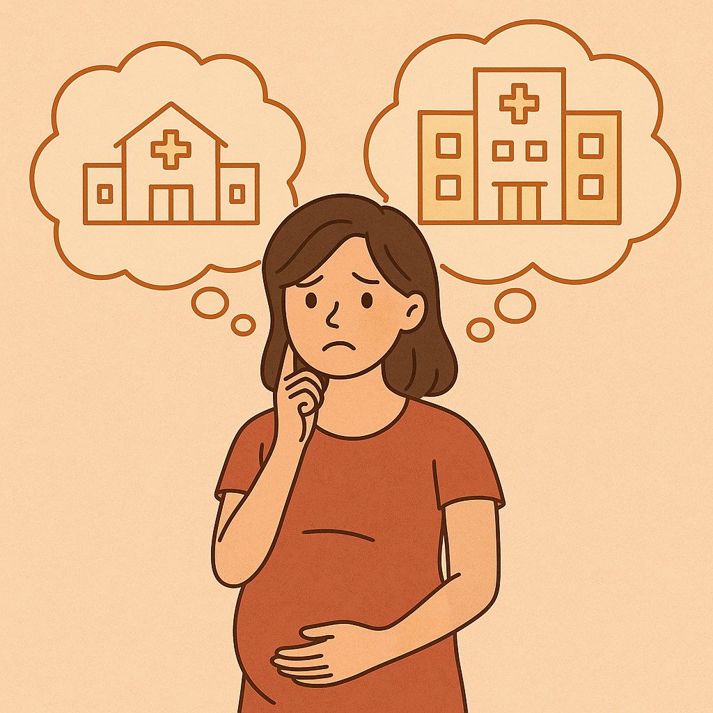 출산병원! 나에게 맞는 병원은 어디일까? 산모 유형별 병원 선택 전략에 대한 이미지