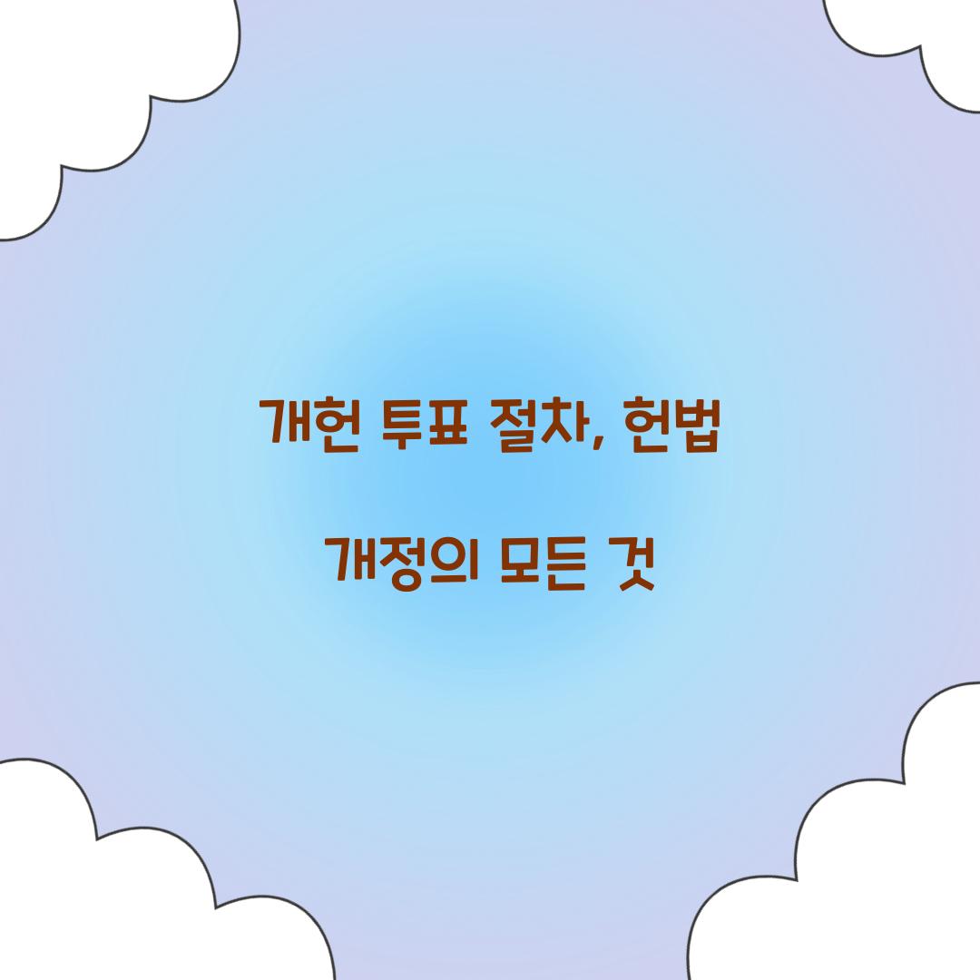 개헌 투표 절차