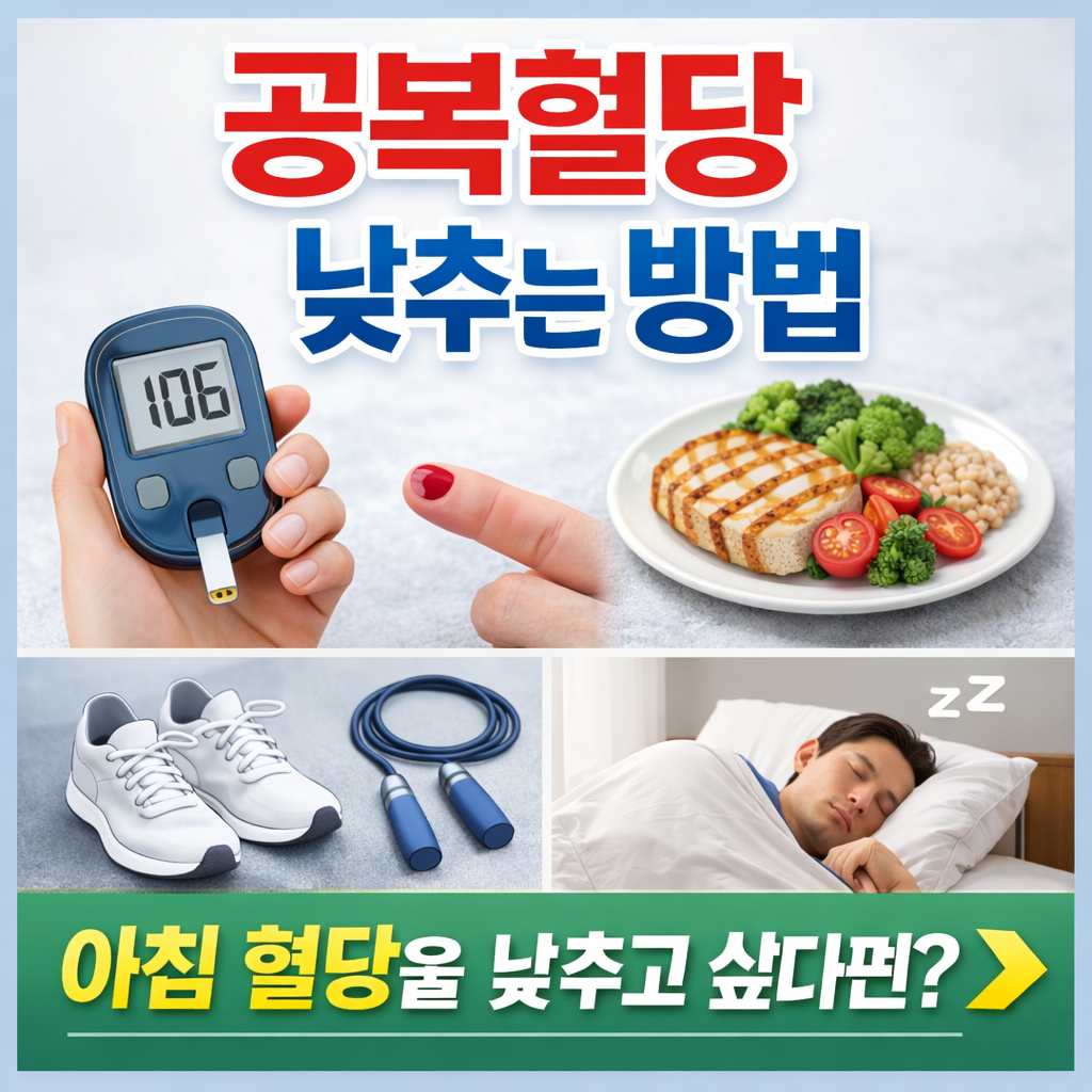 공복혈당 낮추는 방법