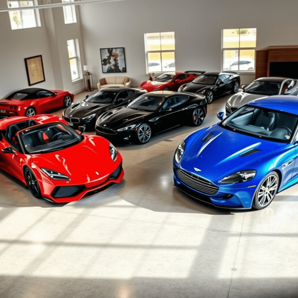 집에 차를 많이 보유한 꿈해몽