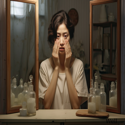 팔자주름