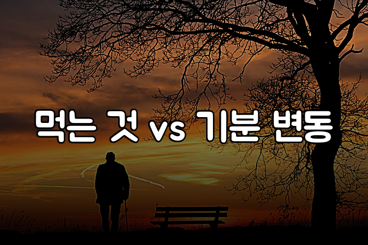 먹는 것 vs 기분 변동