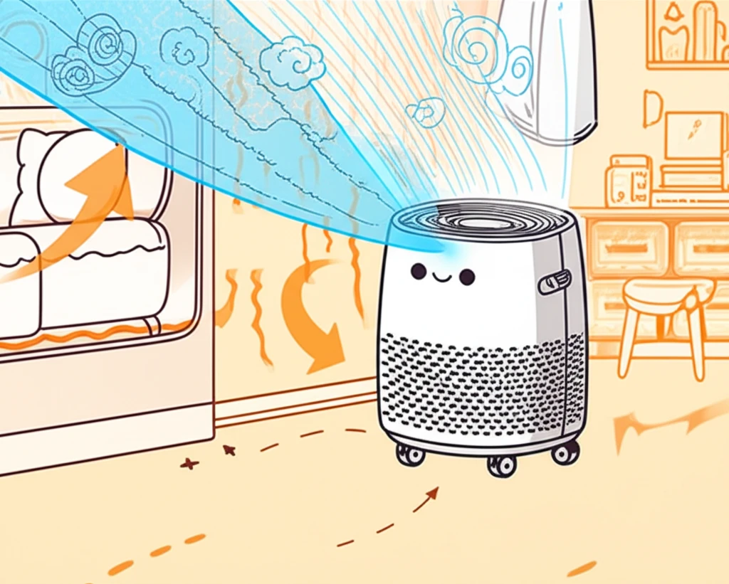 새집증후군 공기청정기 필터 등급과 효..