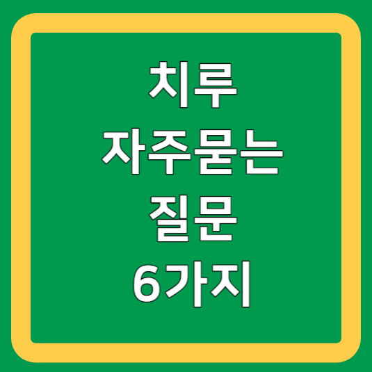 치루자주묻는질문