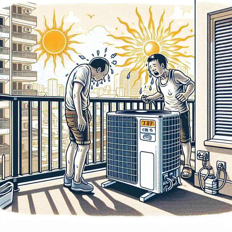 캐리어 에어컨 실외기 꺼짐, 작동불량일 때는 이렇게