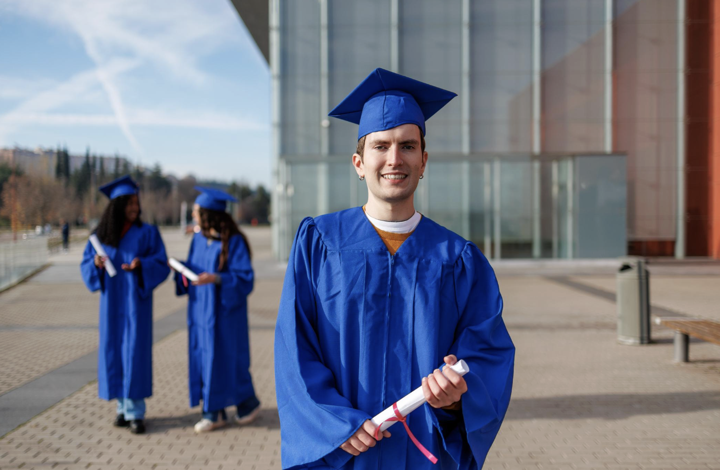 Graduates celebrating academic achievement