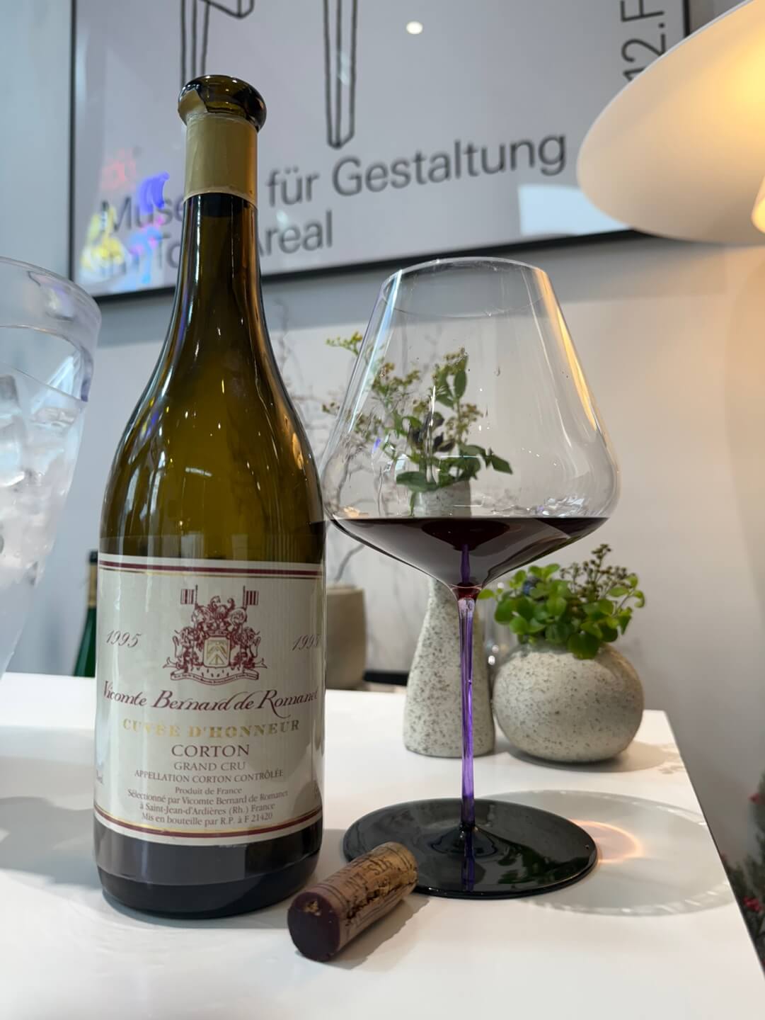 ๋น์ฝฉํธ ๋ฒ ๋ฅด๋๋ฅด ๋ ๋ก๋ง๋ค ๋๋ฒ ๋๋ค๋คผ๋ฅด ๊ผฌ๋ฅดํต ๊ทธ๋ ํฌ๋คผ 1995๏ฝVicompte Bernard de Romanet Cuvée d’Honneur Corton Grand Cru 1995, Bourgogne, France