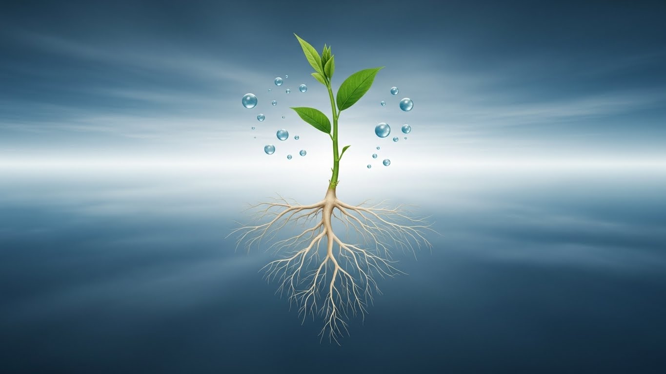 뿌리는 공기 중에서 어떻게 살아남는가