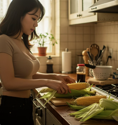  옥수수 삶는 방법 : 재료 준비