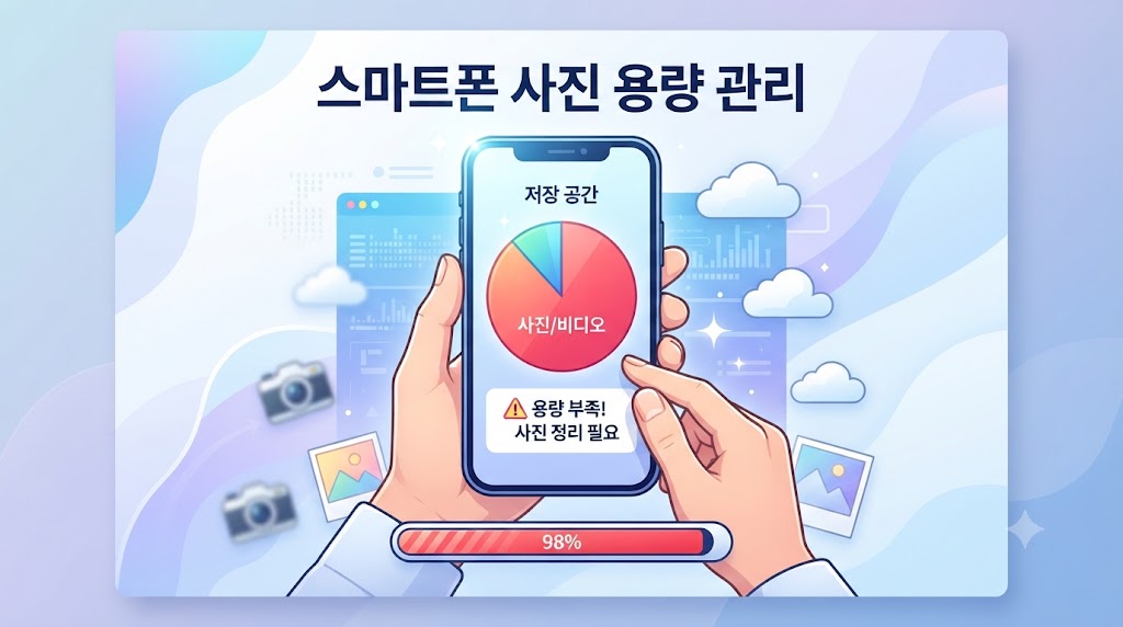 스마트폰 사진 용량 관리