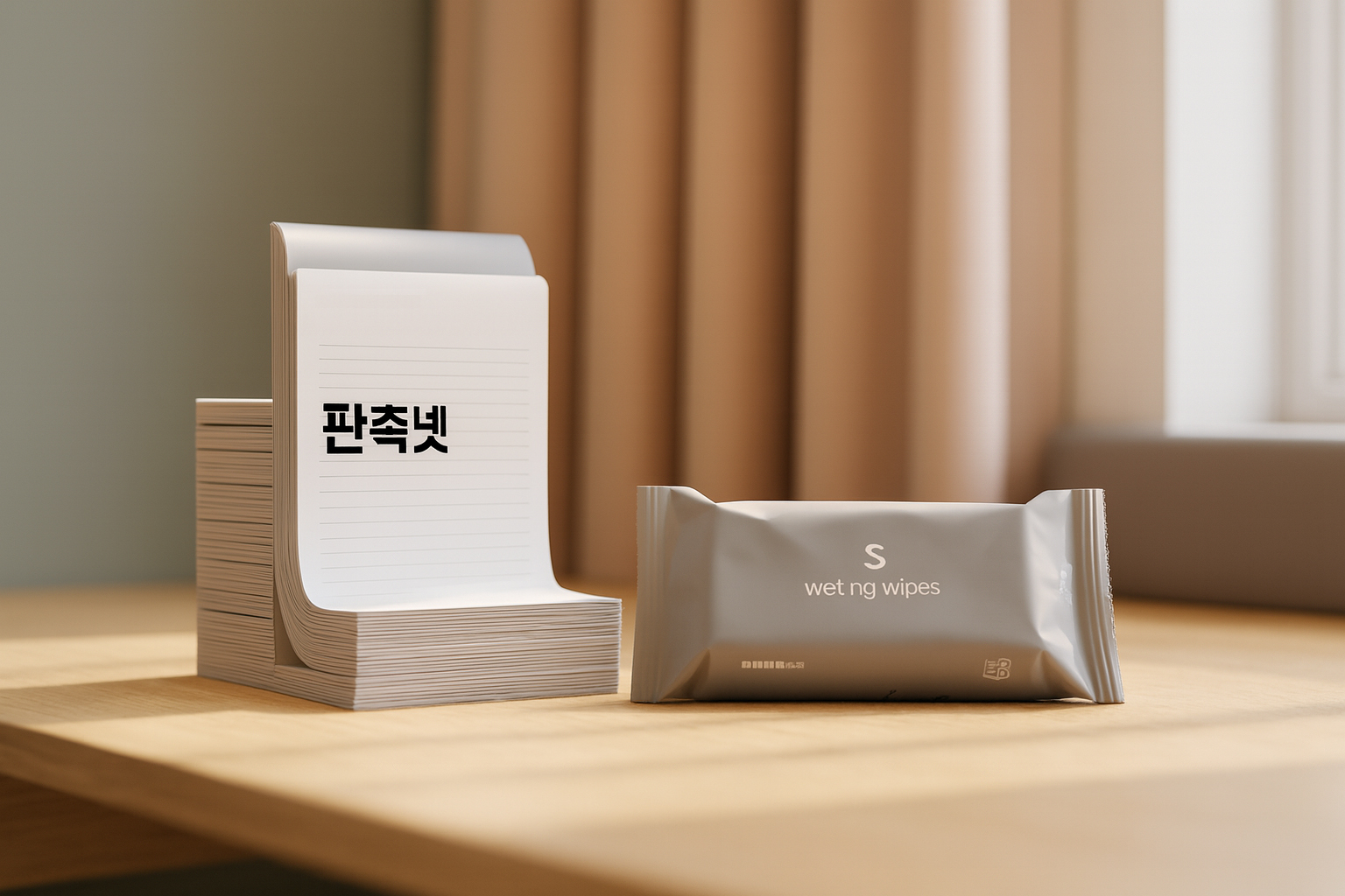 물티슈 답례품 제작