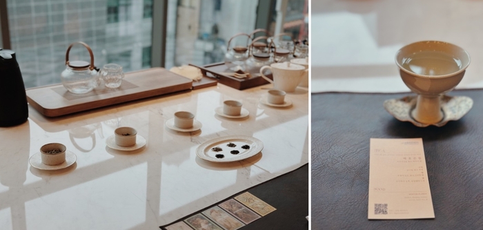 차 오마카세 디저트 오감 포인트