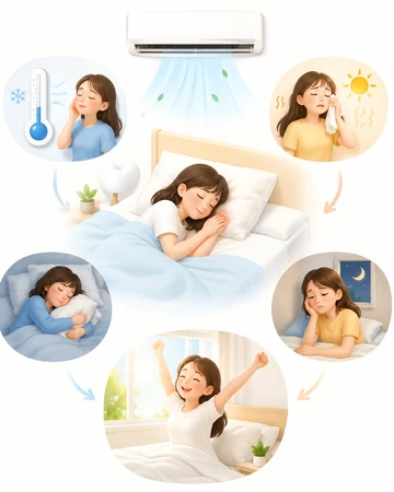 냉방 환경이 숙면에 미치는 영향9