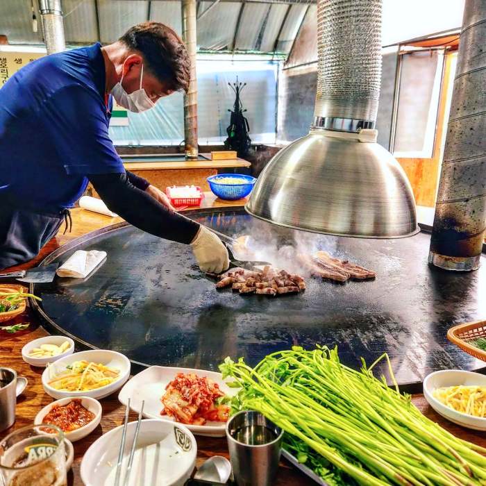 양산 원동 맛집 추천 생방송투데이 동치미 막국수 비빔국수 미나리 삼겹살 오늘방송 보고 먹고 즐기고! 3GO