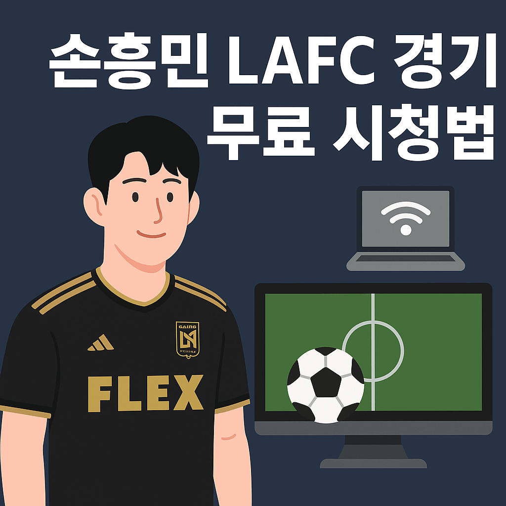 손흥민 LAFC 경기 무료 시청법