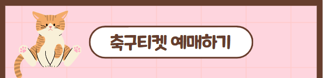 축구경기 티켓 예매방법