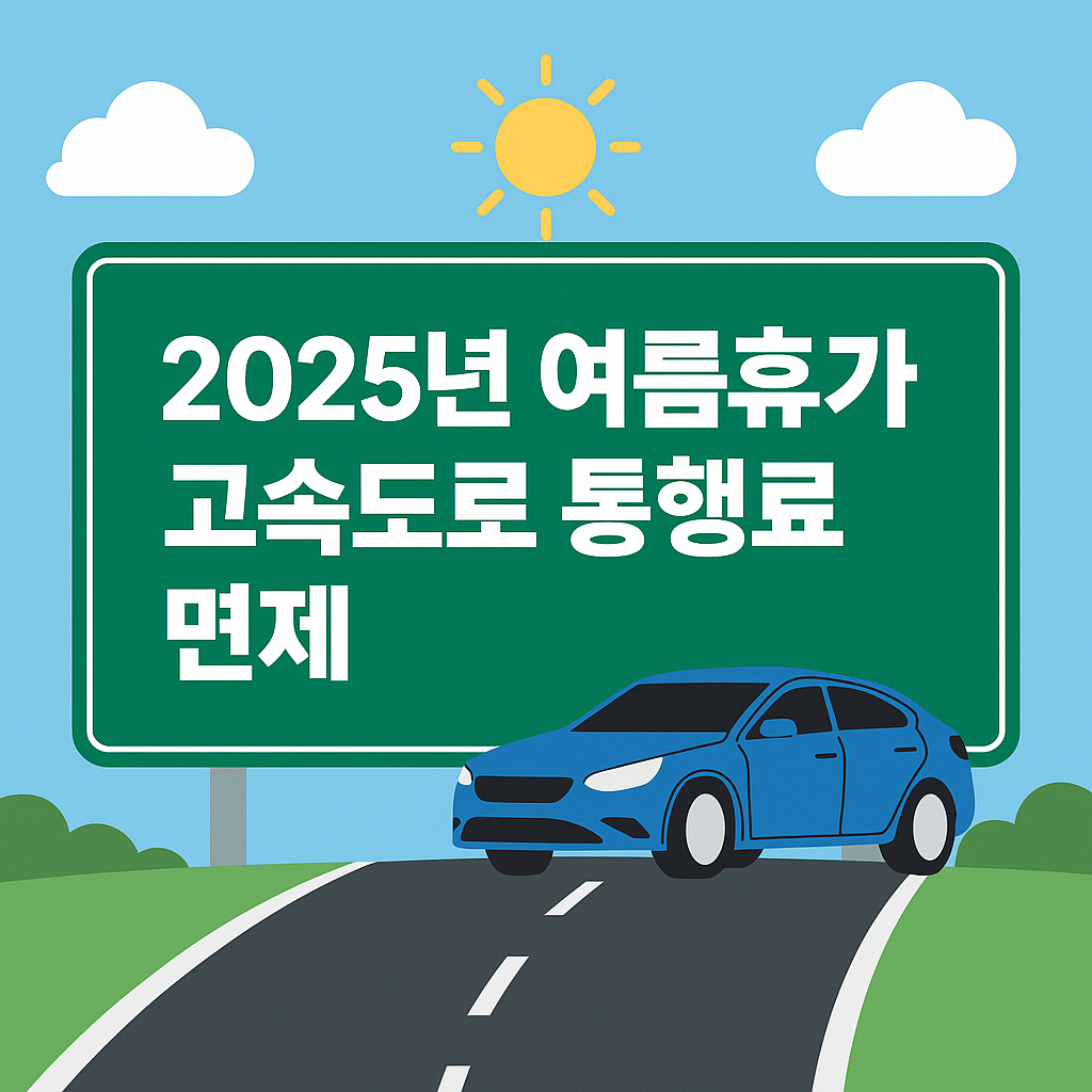 자동차세 납부 안내를 알리는 일러스트