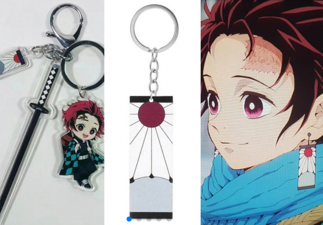 국내 온라인 쇼핑몰에 판매되어 논란이 된 탄지로 귀걸이 (출처: 서경덕 교수 인스타그램)