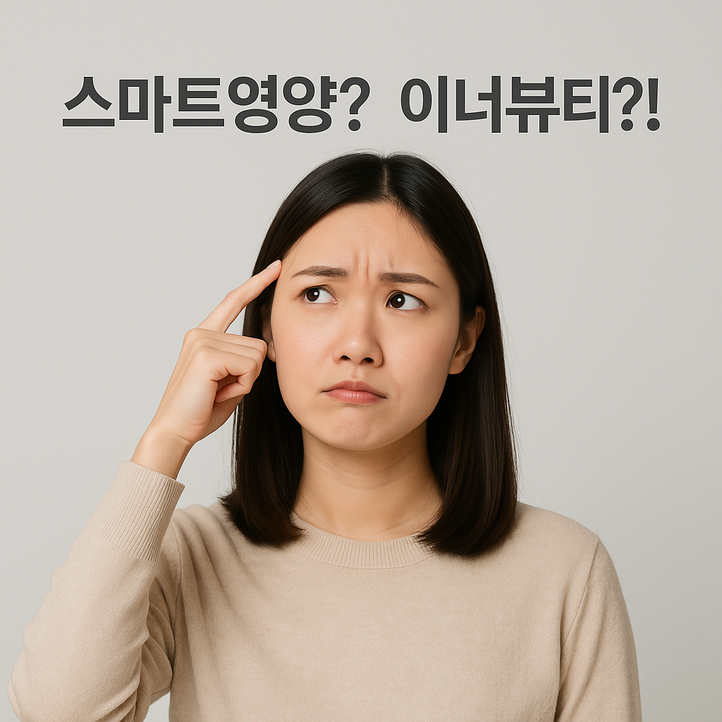 스마트영양, 이너뷰티에 대해 고민하고 있는 여성